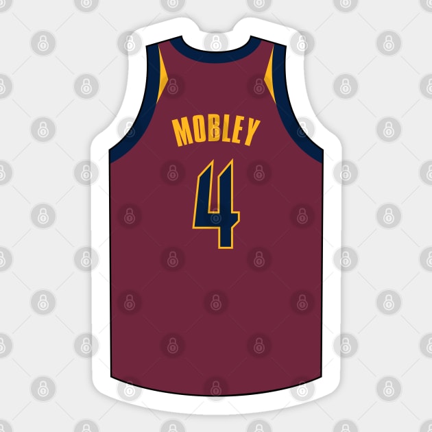 Evan Mobley Cleveland Jersey Qiangy Sticker by qiangdade